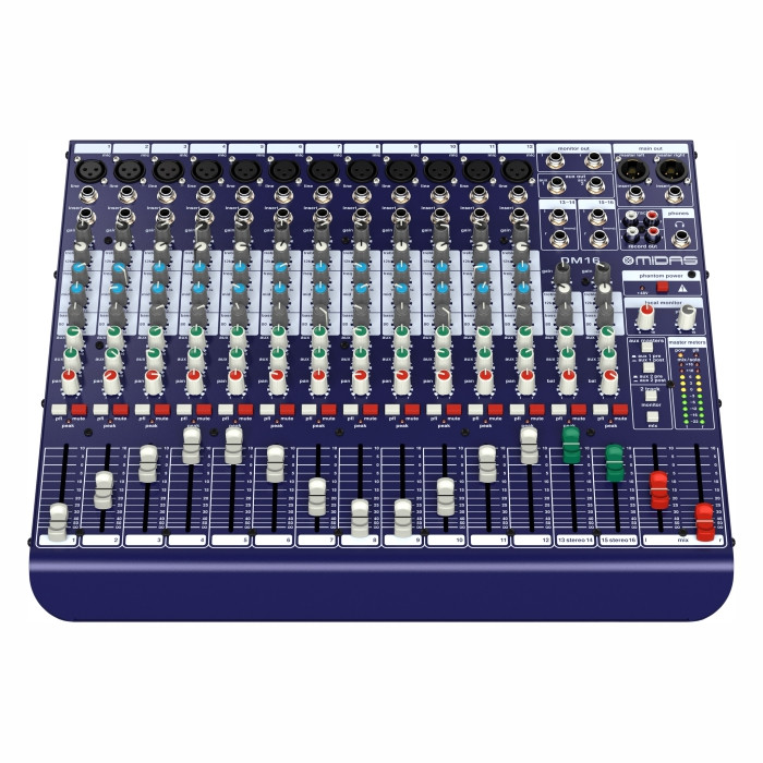 Midas DM16 Analogue Live and Studio Mixer