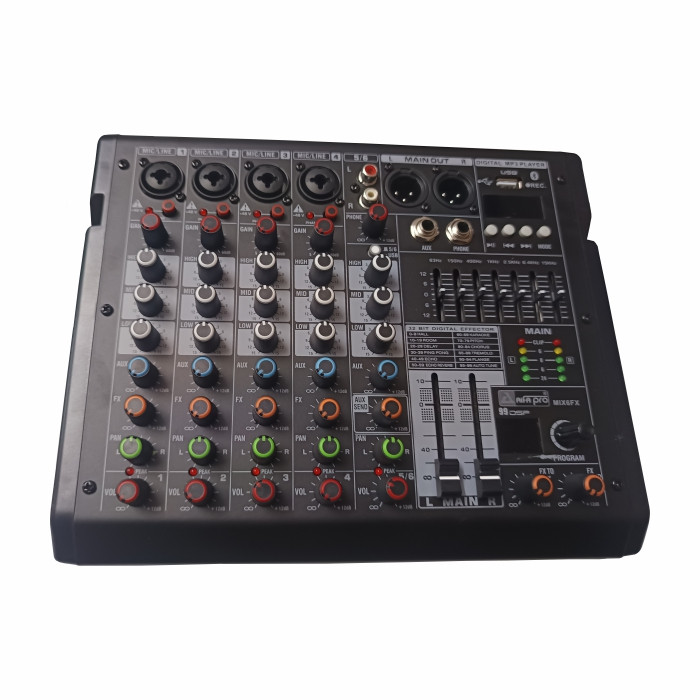 Professional 6 Channels Mixer AifaPro MIX6FX
