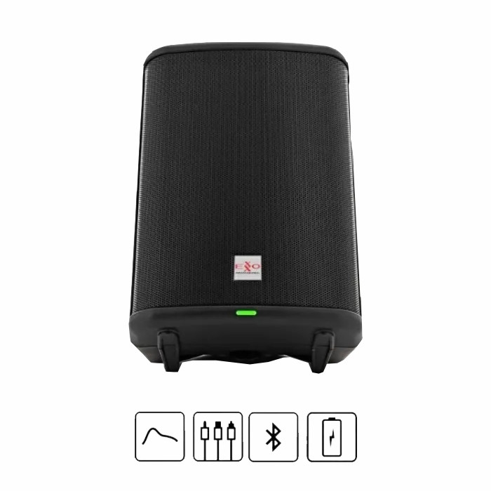 Exxo Professional EX108AB Powered DSP PA System