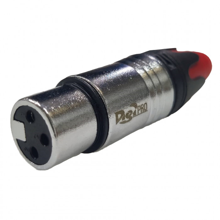 3 Pole Female XLR Connector - DigiPro DGC3FX