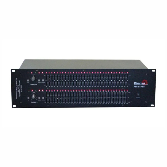 Biema FEQ3102II 2x31 band stereo graphic equalizer