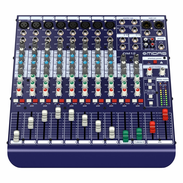 Midas DM12 Live and Studio Mixer