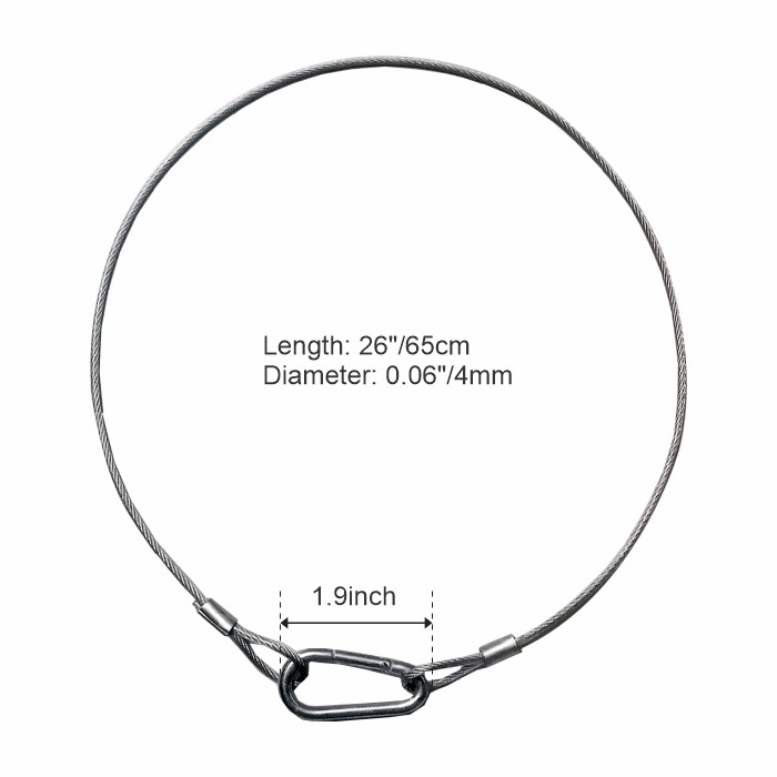 Stainless Steel Stage Lighting Safety Cable